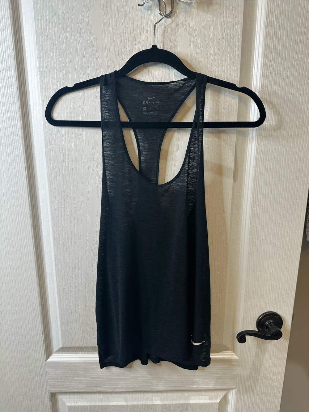 Nike Black Racerback Athletic Tank Top